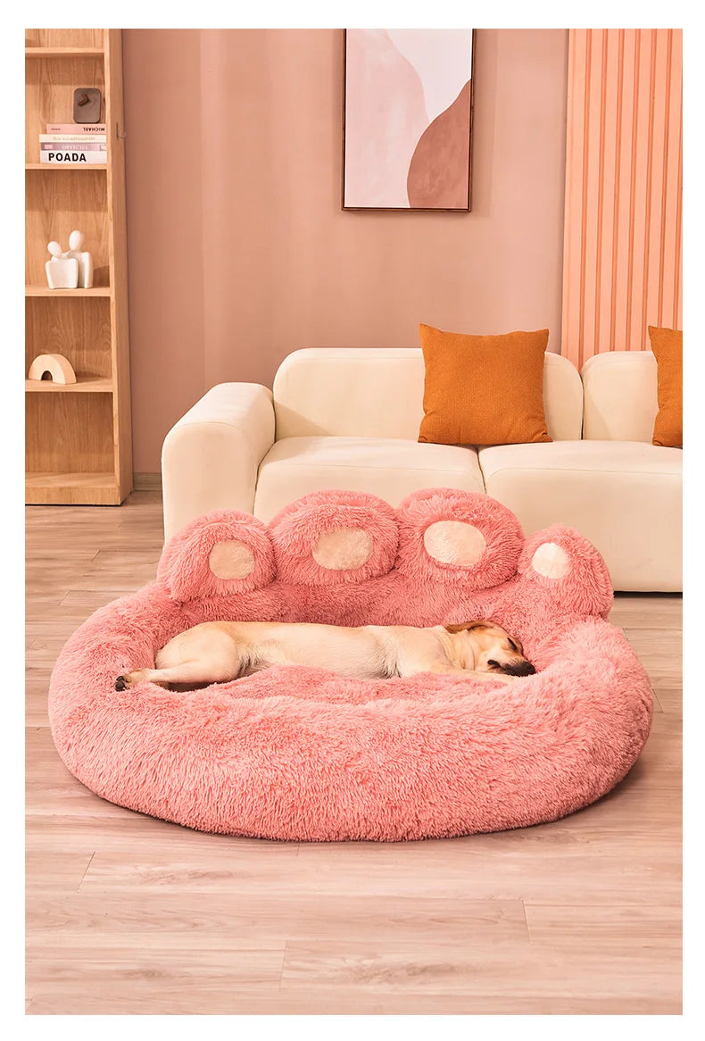 awinos™ Fluffy Plush Dog Bed – Cozy Washable Bed for Small, Medium & Large Dogs