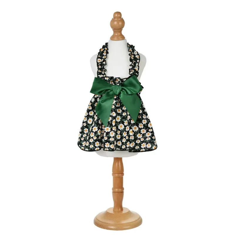 Pawinos™ Floral Dog Dress – Summer Sleeveless Dress for Small Dogs & Cats