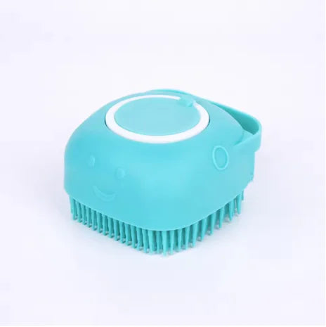 Pawinos™ 2-in-1 Pet Bath & Grooming Brush – Silicone Shampoo Massage Brush for Dogs & Cats