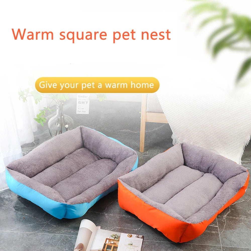 Pawinos™ Plush Dog Sofa Bed – Washable Cozy Pet Bed for Medium & Large Dogs