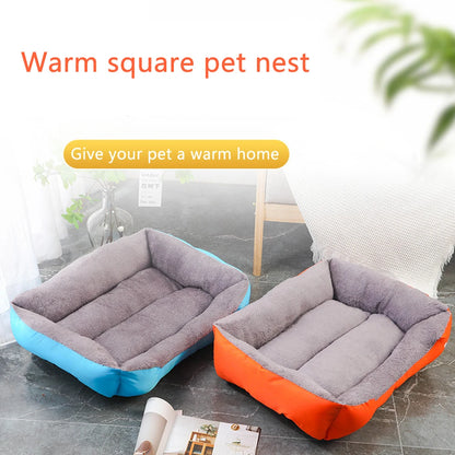Pawinos™ Plush Dog Sofa Bed – Washable Cozy Pet Bed for Medium & Large Dogs