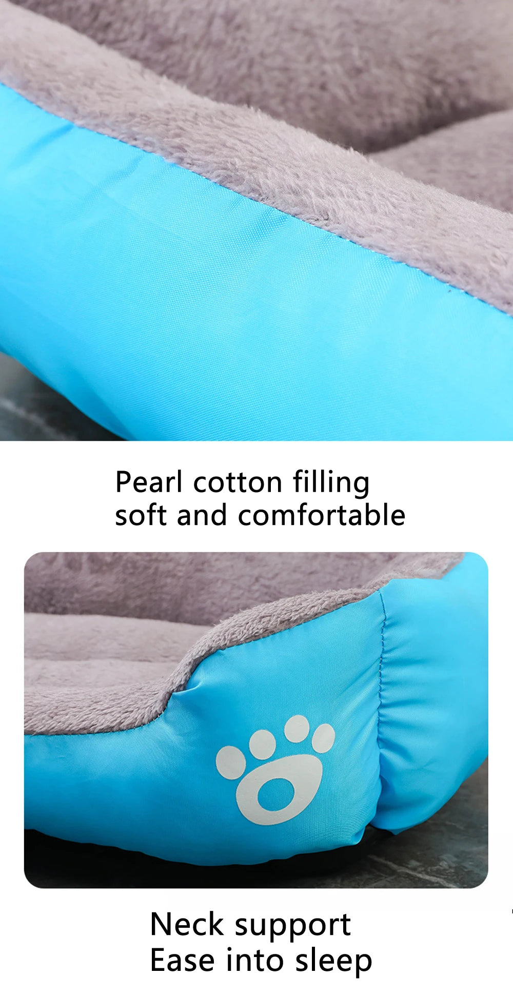 Pawinos™ Plush Dog Sofa Bed – Washable Cozy Pet Bed for Medium & Large Dogs