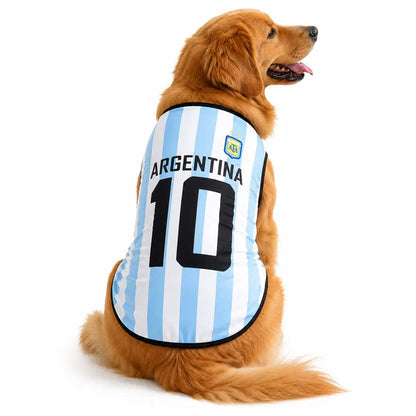 Pawinos™ Sport Team Dog Jersey – Breathable Mesh Shirt for Small & Medium Dogs
