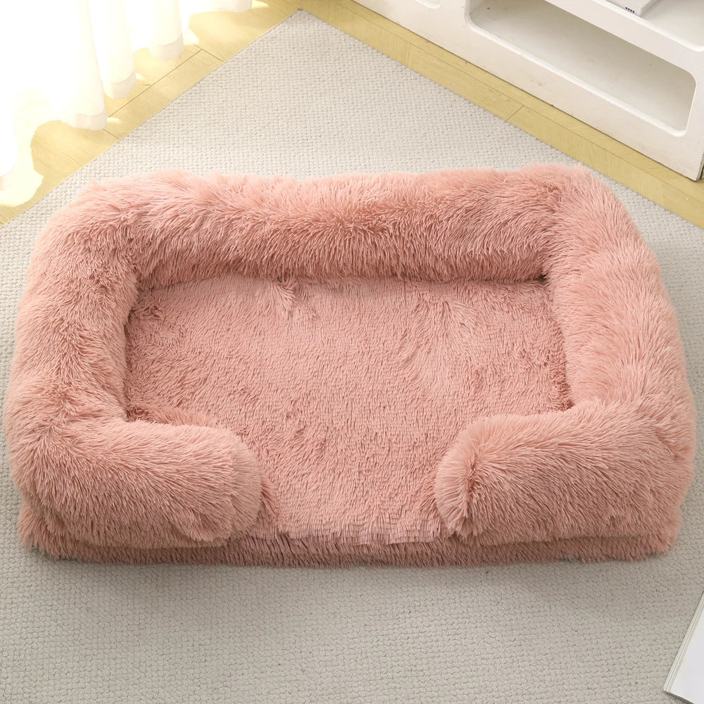 Pawinos™ Orthopedic Dog Sofa Bed – Luxury Plush Pet Bed for Small, Medium & Large Dogs