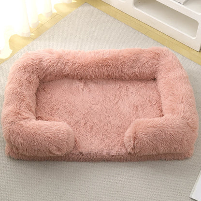 Pawinos™ Orthopedic Dog Sofa Bed – Luxury Plush Pet Bed for Small, Medium & Large Dogs