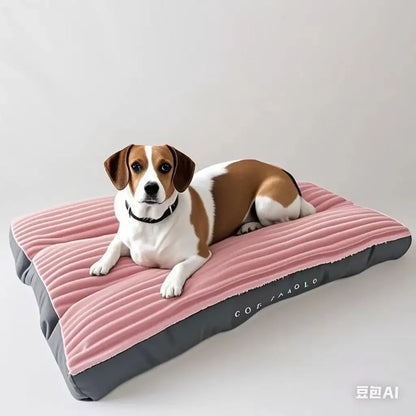 Pawinos™ Large Dog Bed – Washable Corduroy Pet Mat for Medium & Large Dogs