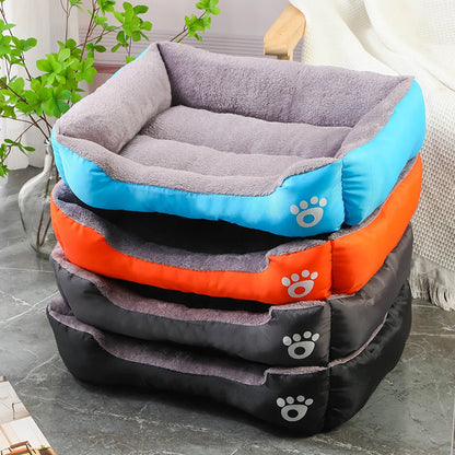 Pawinos™ Plush Dog Sofa Bed – Washable Cozy Pet Bed for Medium & Large Dogs
