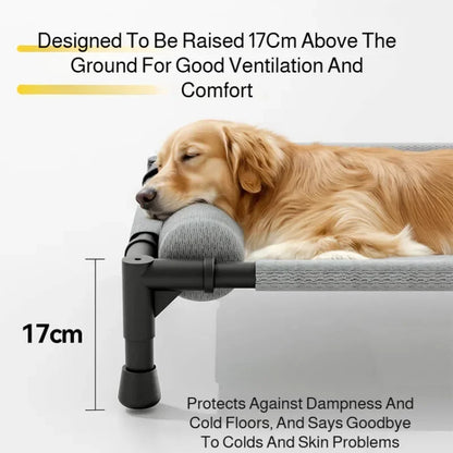 Pawinos™ Elevated Cooling Dog Bed – Breathable Raised Mesh Bed for Small & Medium Dogs