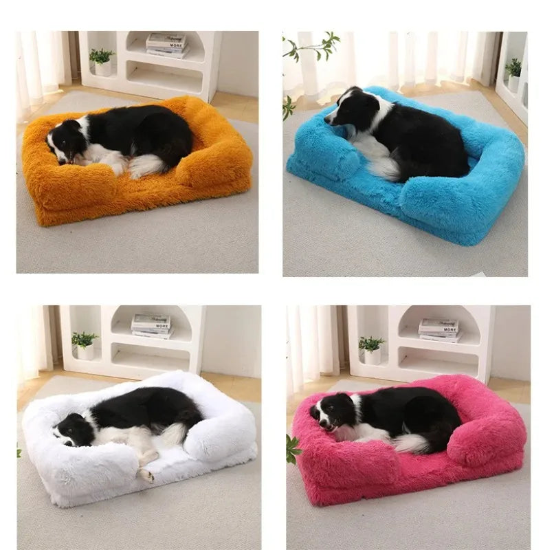 Pawinos™ Orthopedic Dog Sofa Bed – Luxury Plush Pet Bed for Small, Medium & Large Dogs