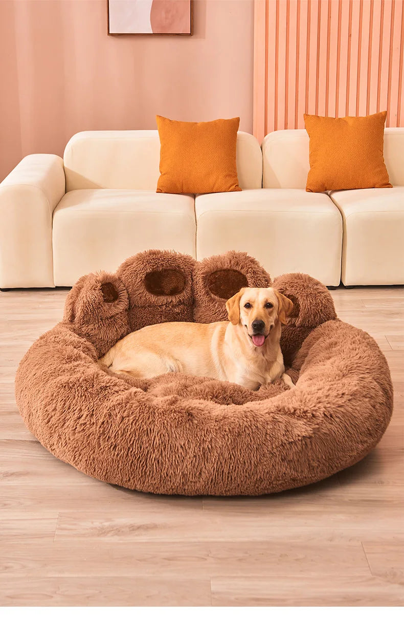 awinos™ Fluffy Plush Dog Bed – Cozy Washable Bed for Small, Medium & Large Dogs