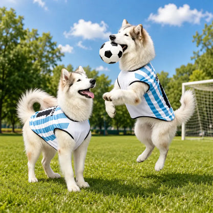 Pawinos™ Sport Team Dog Jersey – Breathable Mesh Shirt for Small & Medium Dogs