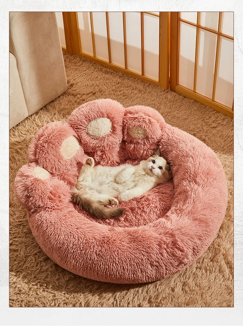 awinos™ Fluffy Plush Dog Bed – Cozy Washable Bed for Small, Medium & Large Dogs