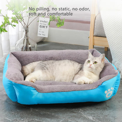 Pawinos™ Plush Dog Sofa Bed – Washable Cozy Pet Bed for Medium & Large Dogs