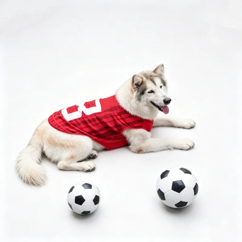 Pawinos™ Sport Team Dog Jersey – Breathable Mesh Shirt for Small & Medium Dogs