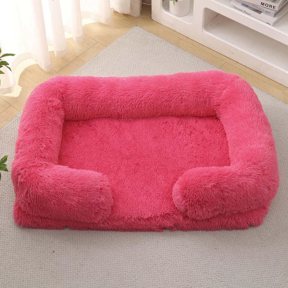Pawinos™ Orthopedic Dog Sofa Bed – Luxury Plush Pet Bed for Small, Medium & Large Dogs