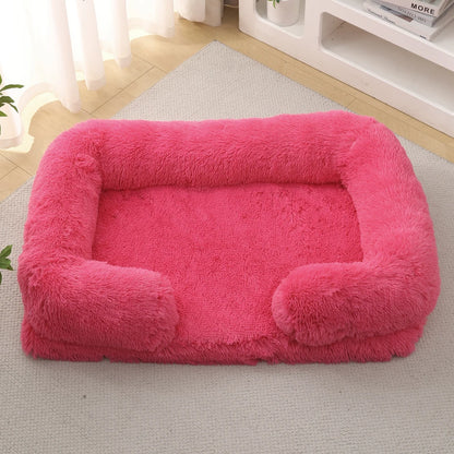 Pawinos™ Orthopedic Dog Sofa Bed – Luxury Plush Pet Bed for Small, Medium & Large Dogs