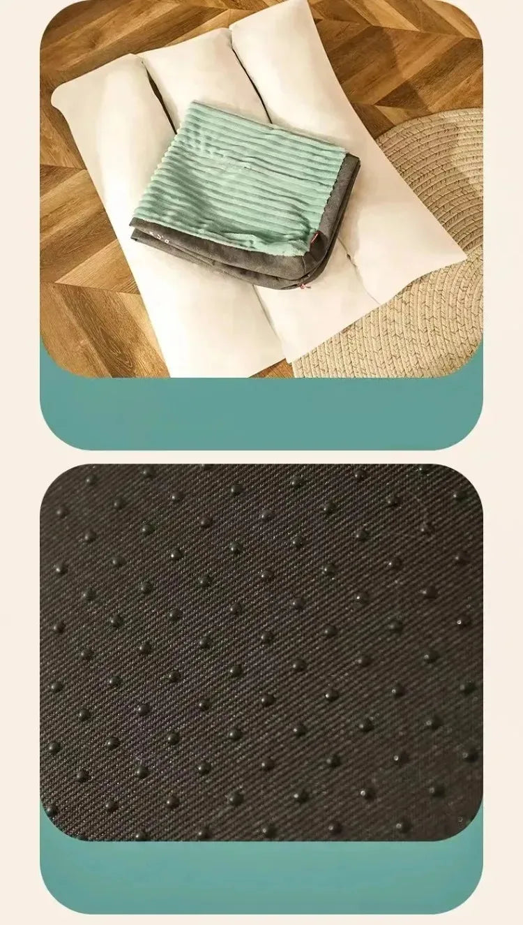 Pawinos™ Large Dog Bed – Washable Corduroy Pet Mat for Medium & Large Dogs
