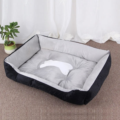 Pawinos™ Plush Dog Sofa Bed – Washable Cozy Pet Bed for Medium & Large Dogs