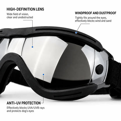 Pawinos™ UV Protection Dog Goggles – Sunglasses for Small & Medium Dogs