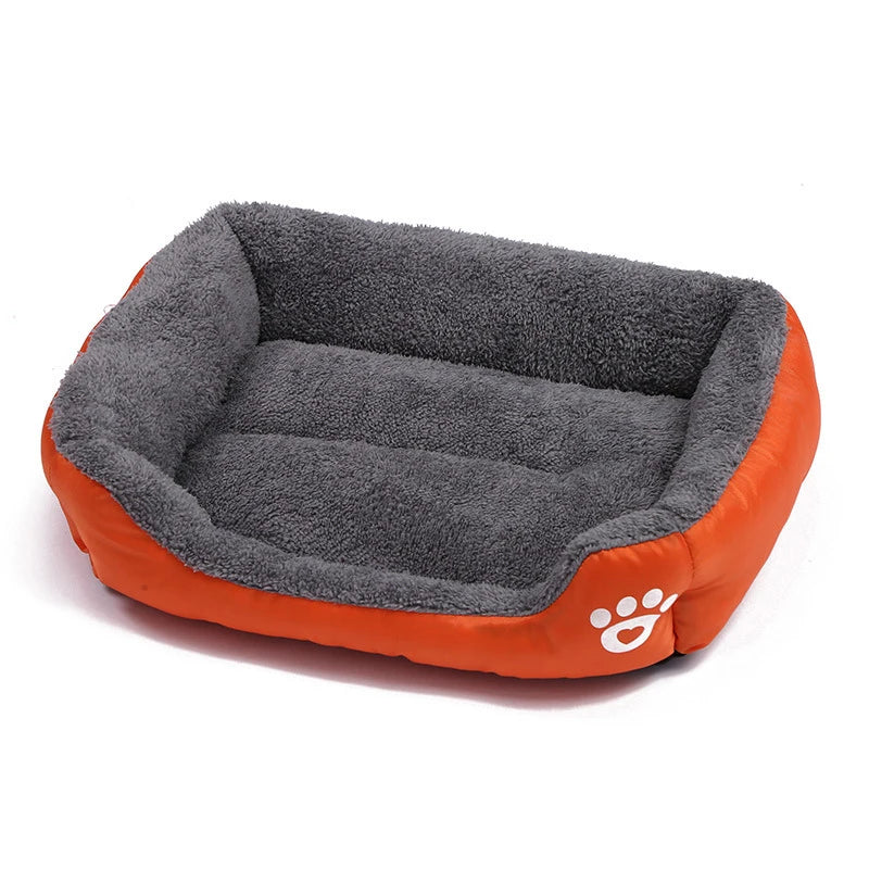 Pawinos™ Plush Dog Sofa Bed – Washable Cozy Pet Bed for Medium & Large Dogs