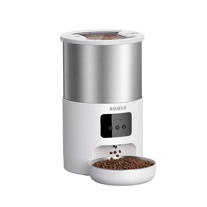 Pawinos™ Smart Automatic Pet Feeder – WiFi App-Controlled 4.5L Food Dispenser for Cats & Dogs
