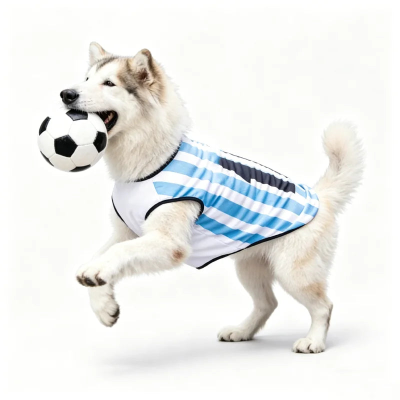 Pawinos™ Sport Team Dog Jersey – Breathable Mesh Shirt for Small & Medium Dogs