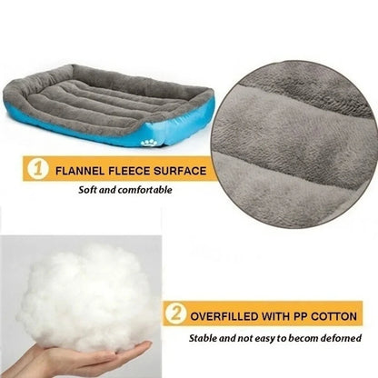 Pawinos™ Plush Dog Sofa Bed – Washable Cozy Pet Bed for Medium & Large Dogs