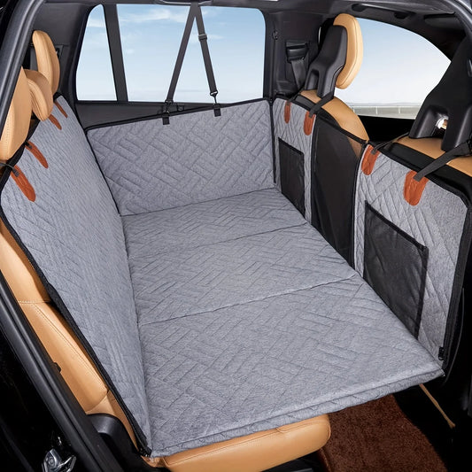 Pawinos™ Waterproof Dog Car Seat Cover – Scratch-Resistant Hammock for Cars & SUVs