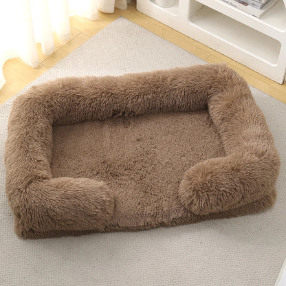 Pawinos™ Orthopedic Dog Sofa Bed – Luxury Plush Pet Bed for Small, Medium & Large Dogs