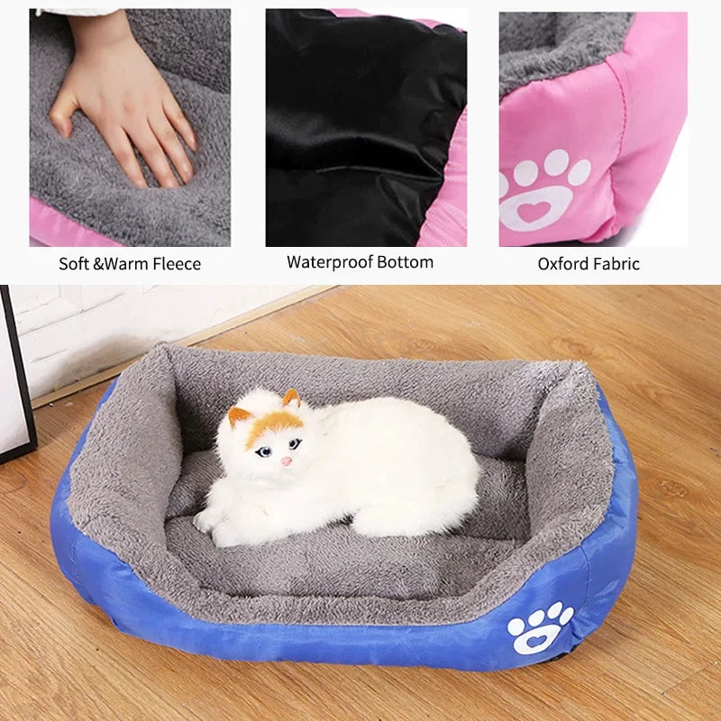 Pawinos™ Plush Dog Sofa Bed – Washable Cozy Pet Bed for Medium & Large Dogs
