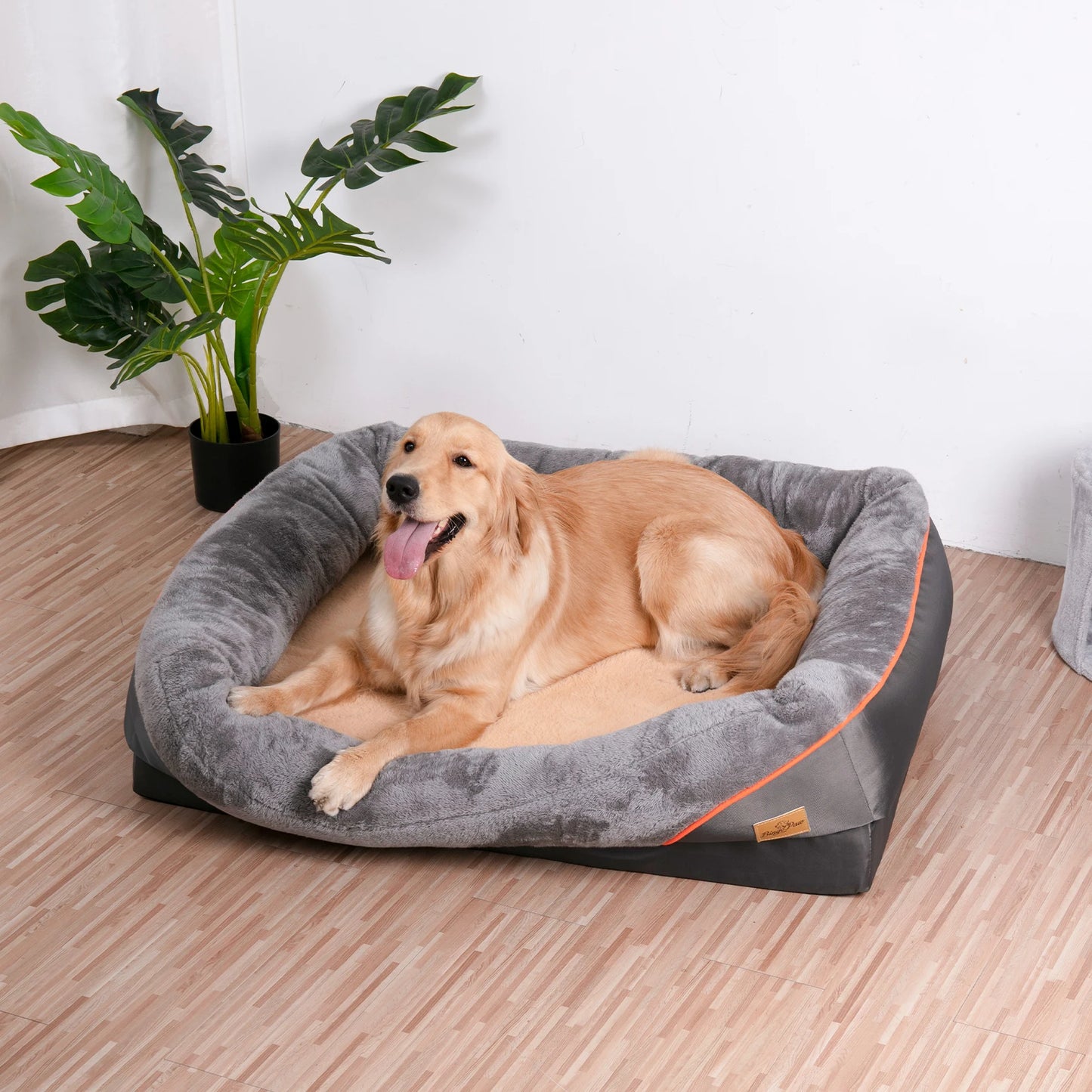 Pawinos™ Orthopedic Dog Bed – Memory Foam Pet Bed with Removable Washable Cover