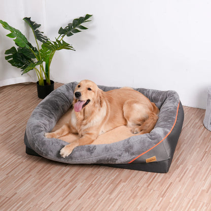 Pawinos™ Orthopedic Dog Bed – Memory Foam Pet Bed with Removable Washable Cover