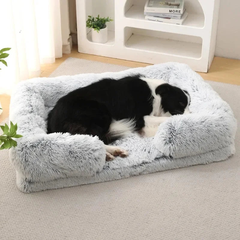 Pawinos™ Orthopedic Dog Sofa Bed – Luxury Plush Pet Bed for Small, Medium & Large Dogs