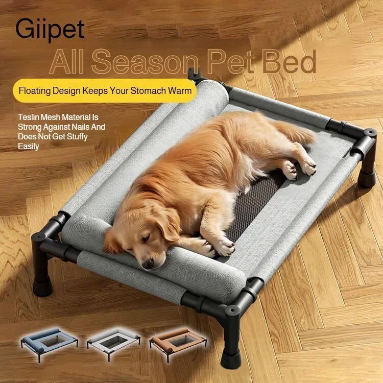 Pawinos™ Elevated Cooling Dog Bed – Breathable Raised Mesh Bed for Small & Medium Dogs