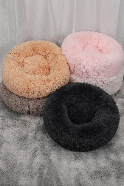 Pawinos™ Calming Donut Dog Bed – Plush Washable Bed for Small, Medium & Large Dogs