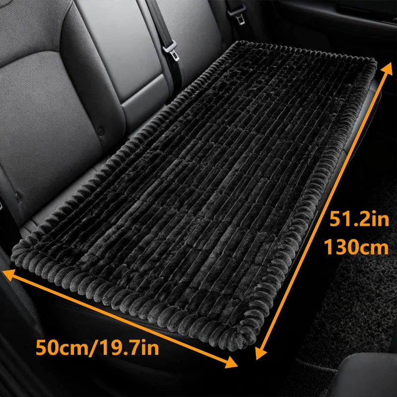 Pawinos™ Plush Dog Car Bed – Non-Slip Washable Travel Cushion for Dogs
