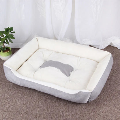 Pawinos™ Plush Dog Sofa Bed – Washable Cozy Pet Bed for Medium & Large Dogs