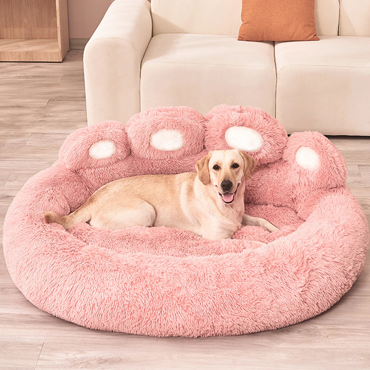 awinos™ Fluffy Plush Dog Bed – Cozy Washable Bed for Small, Medium & Large Dogs