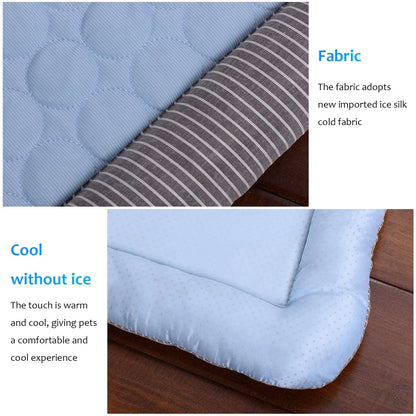Pawinos™ Cooling Pet Mat – Breathable Summer Bed for Dogs & Cats