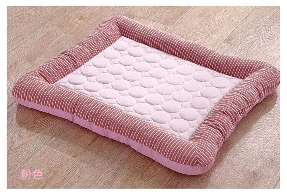 Pawinos™ Cooling Pet Mat – Breathable Summer Bed for Dogs & Cats
