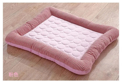 Pawinos™ Cooling Pet Mat – Breathable Summer Bed for Dogs & Cats