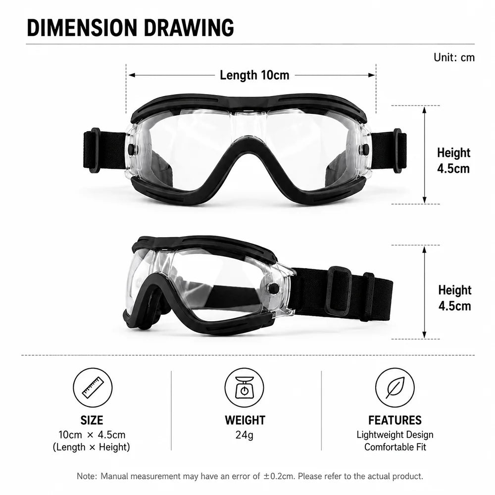 Pawinos™ UV Protection Dog Goggles – Sunglasses for Small & Medium Dogs