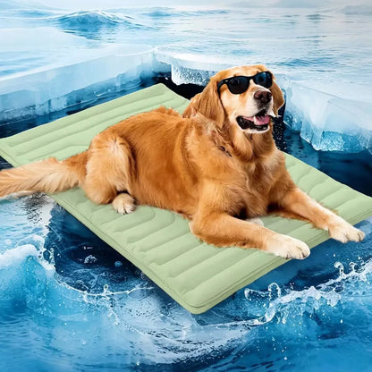 Pawinos™ Cooling Pet Mat for Dogs & Cats | Self-Cooling Summer Sleeping Pad