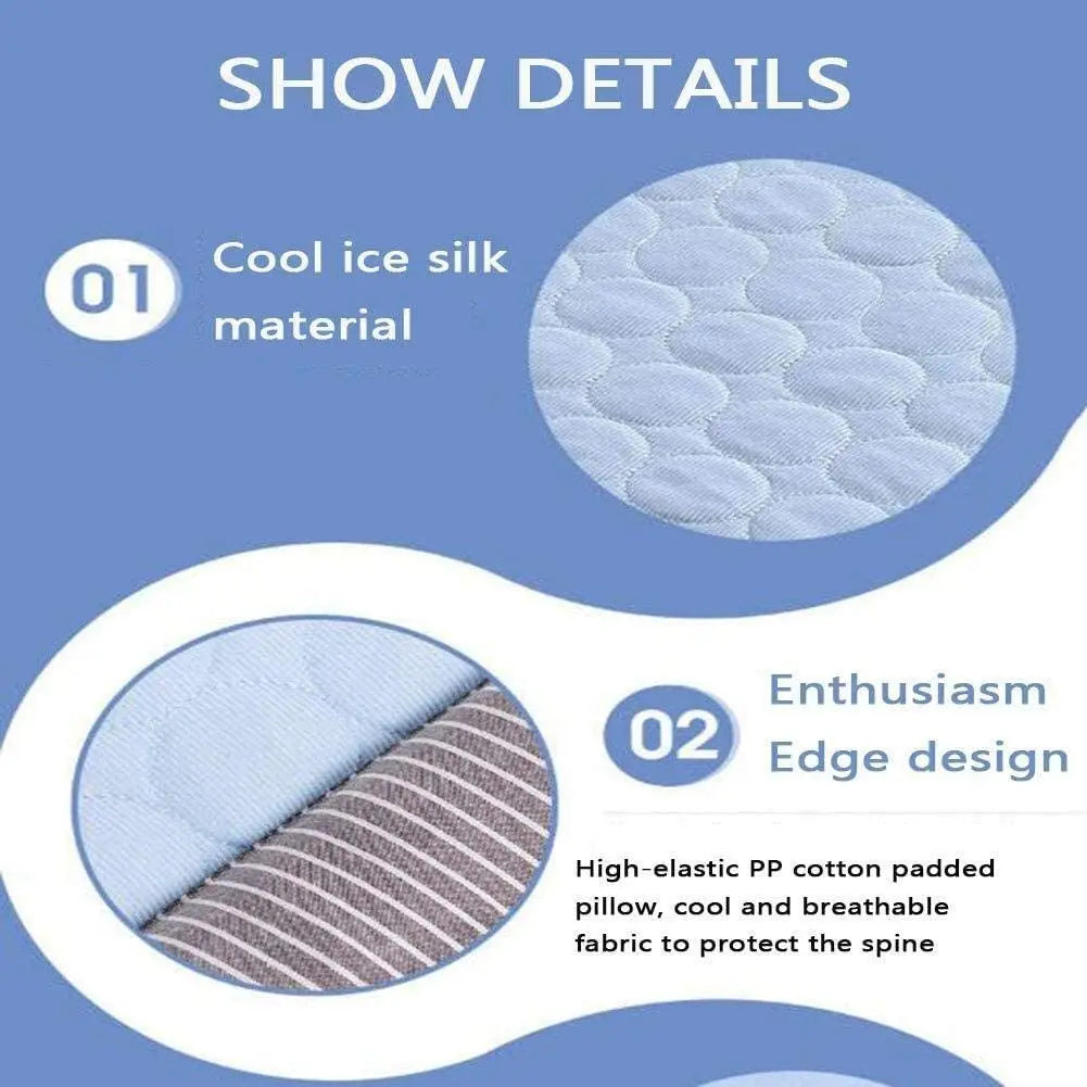 Pawinos™ Cooling Pet Mat – Breathable Summer Bed for Dogs & Cats